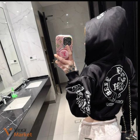 Укорочена зіпка Chrome Hearts