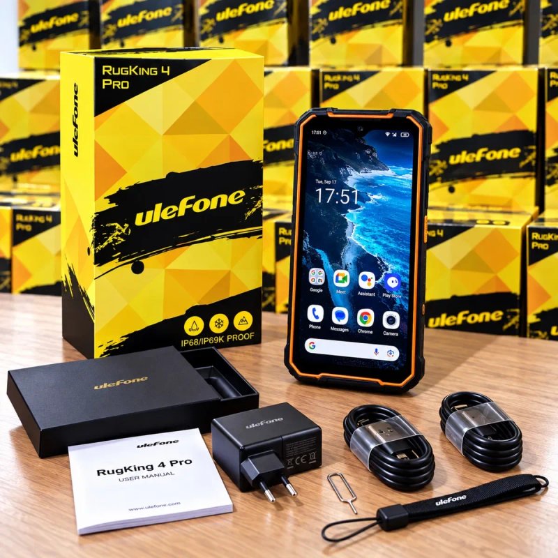 Ulefone RugKing 4 Pro — захищений смартфон для військових та польових умов — фото 4