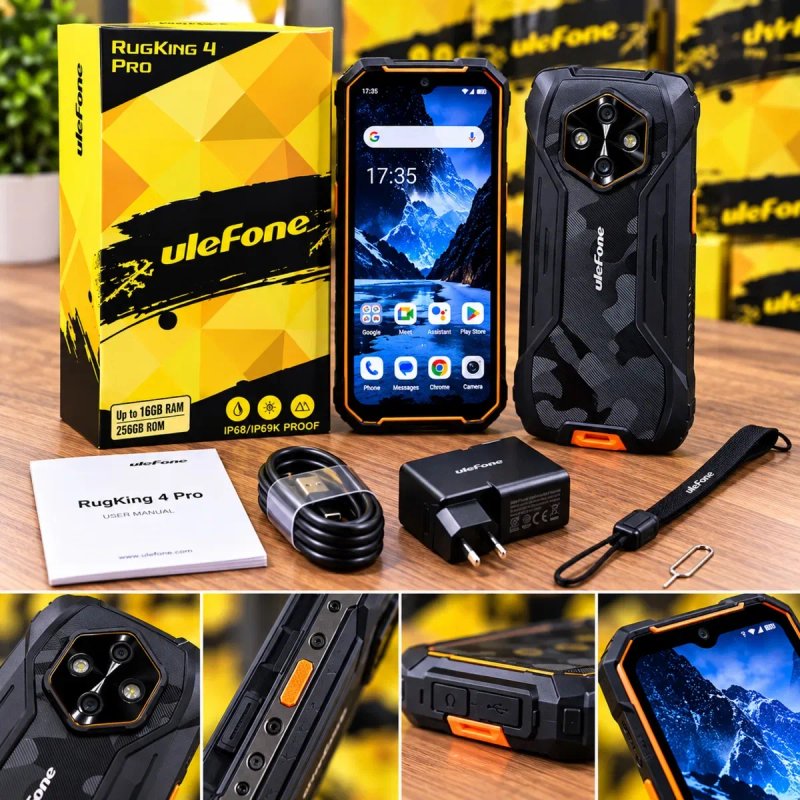 Ulefone RugKing 4 Pro — захищений смартфон для військових та польових умов — фото 5