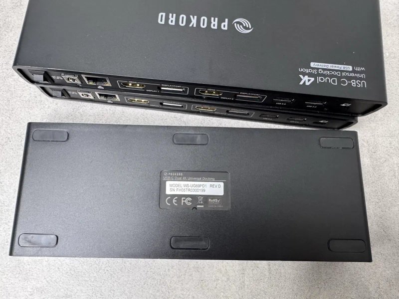 Універсальна док-станція Prokord USB-C Dual 4K / HDMI + DisplayPort — фото 4