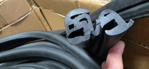 Уплотнитель лобового заднего люкс, база ГАЗ 21 Волга