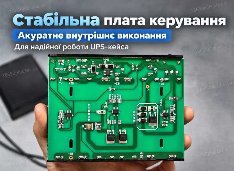 UPS для роутера та ONU 5V 9V 12V на 6×18650 TerraE 3000 mAh павербанк для інтернету — фото 4