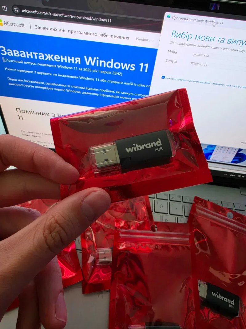 USB Флешка Віндовс 11 Про Інсталяційна | USB Загрузочная флешка Виндоус 11 Про | Загрузочна Швидкісна флешка Ноутбук ПК Windows 11 Pro — фото 7
