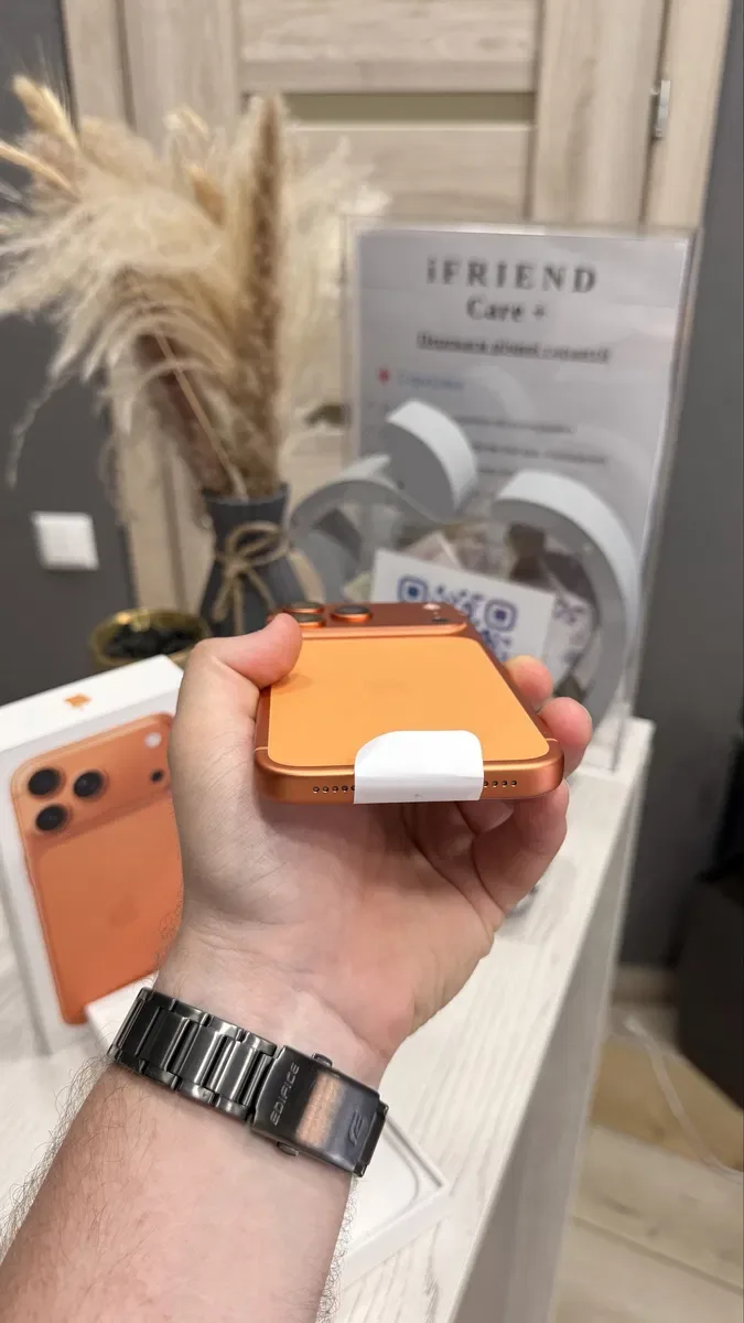 Used iphone 17 pro max 256/512gb orange 100% акумулятор — фото 4