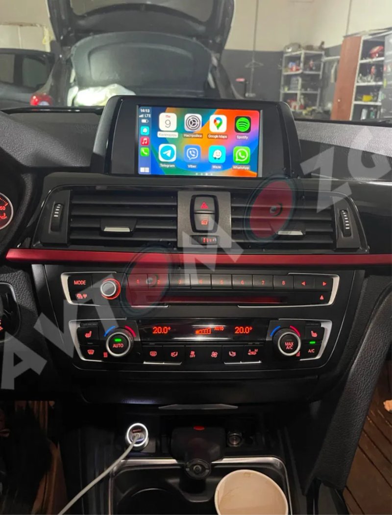 Установка CarPlay Android Auto BMW NBT CiC F15 F32 F30 F10 F25 F02 E70 — фото 2