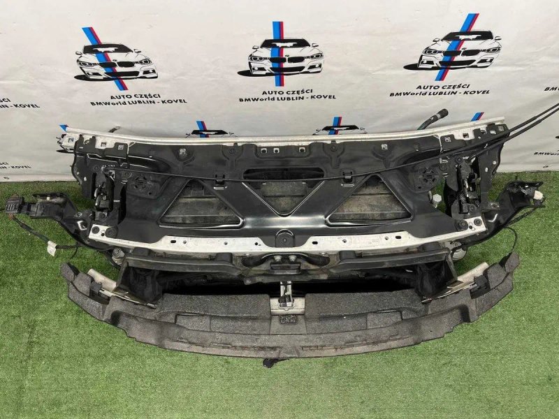Установочна панель BMW 7 G11 G12 рест B57 передня панель рестайлинг кронштейн підсилювач телефізор нижні жалюзі М ПАКЕТ БМВ Г11 Г12 — фото 7