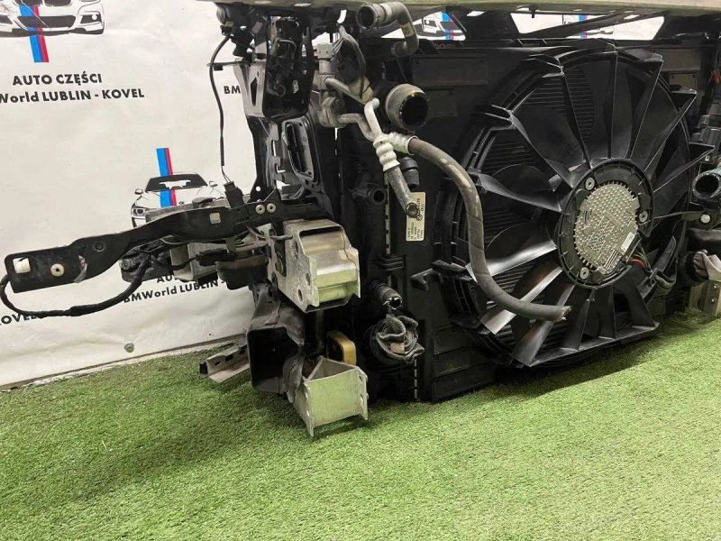 Установочна панель BMW 7 G11 G12 рест B57 передня панель рестайлинг кронштейн підсилювач телефізор нижні жалюзі М ПАКЕТ БМВ Г11 Г12 — фото 8
