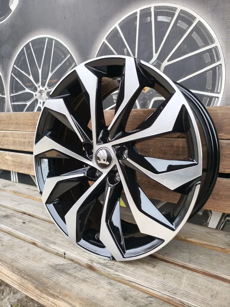 777 уценка Новые диски R18 5/112 Skoda Superb Octavia Kodiaq Karoq VW Audi — фото 3
