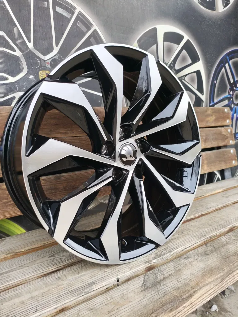 777 уценка Новые диски R18 5/112 Skoda Superb Octavia Kodiaq Karoq VW Audi — фото 4