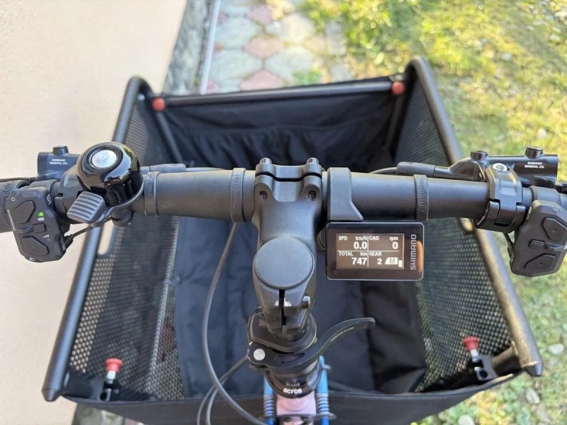 Вантажний велосипед Muli Motor Cargo електро телега Карго велосипед Shimano ep5 — фото 6