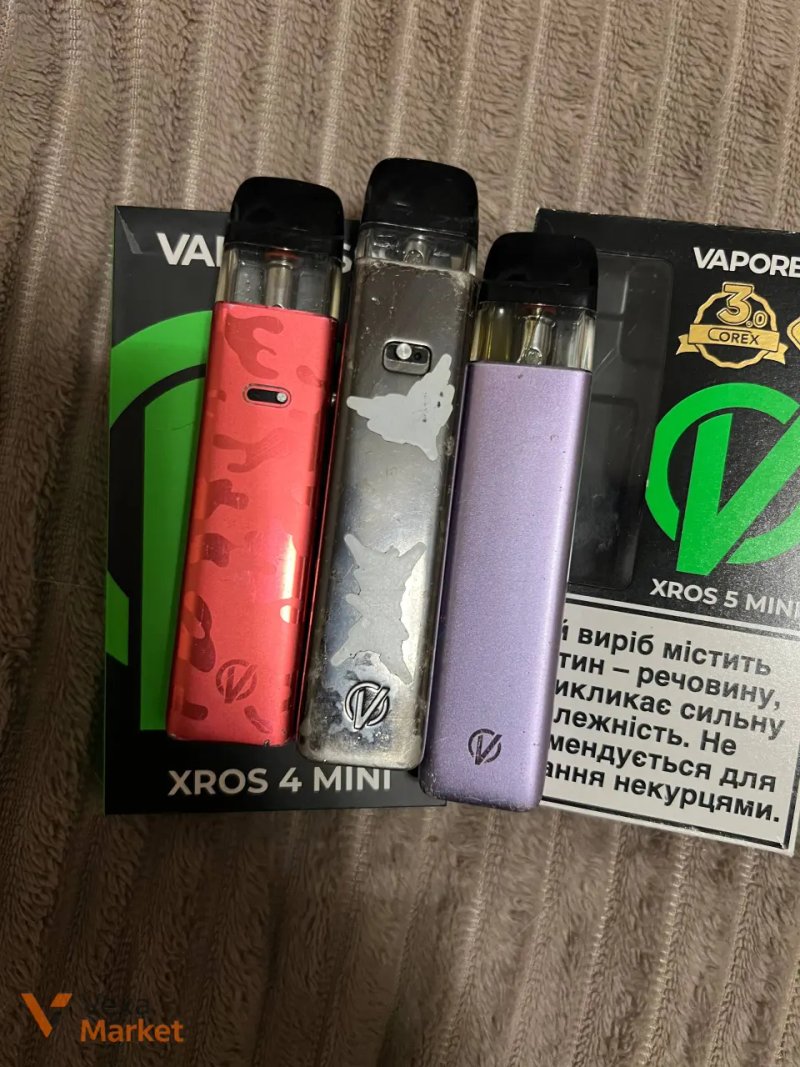 Vaporesso XROS Pro, XROS 5 Mini, XROS 4 Mini - набори под-систем — фото 2