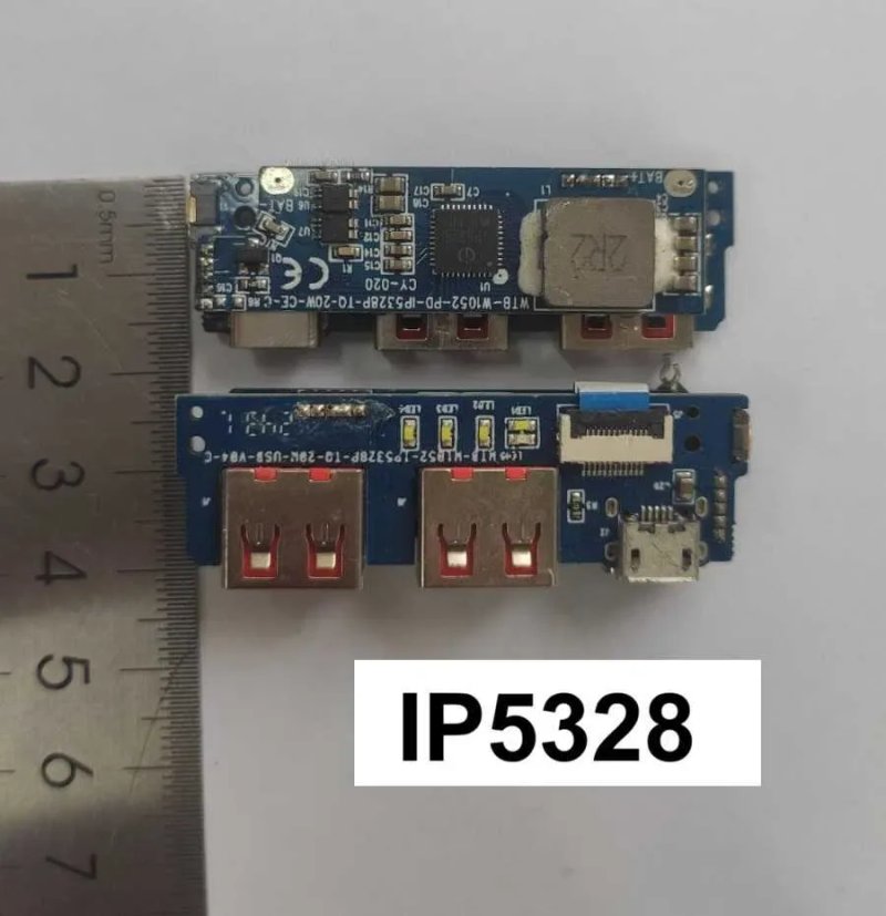 Ваш вибір - DIY Плата повербанка! SW6106 (18W)/ IP5328 (20W)/ IP5356 (22.5W) (швидка) — фото 4