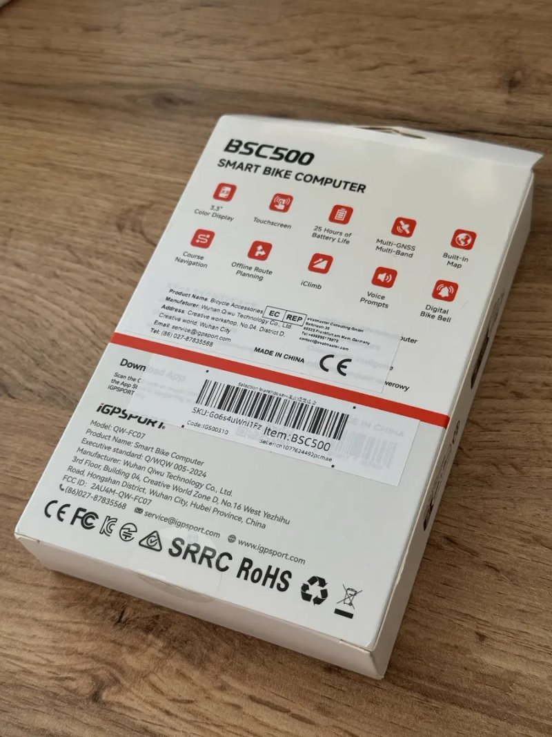 Велокомпʼютер GPS igpsport bsc500 — фото 2