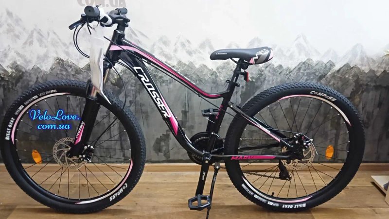 Велосипеды алюминиевые девочка/мальчик CROSSER 24" 26", на рост 125-165 см — фото 6