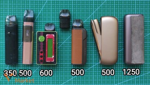 Вейпи б/в: Lost Vape Thelema Elite 40, VooPoo VMate i2, IQOS 3 DUO, IQOS ILUMA PRIME, Lost Vape Ursa Pocket, Elf Bar ELFX Pro