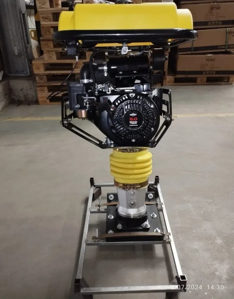 Вібронога,віброплита,трамбовка RM-80 AGM-POL, двигун Briggs&Stratton — фото 3
