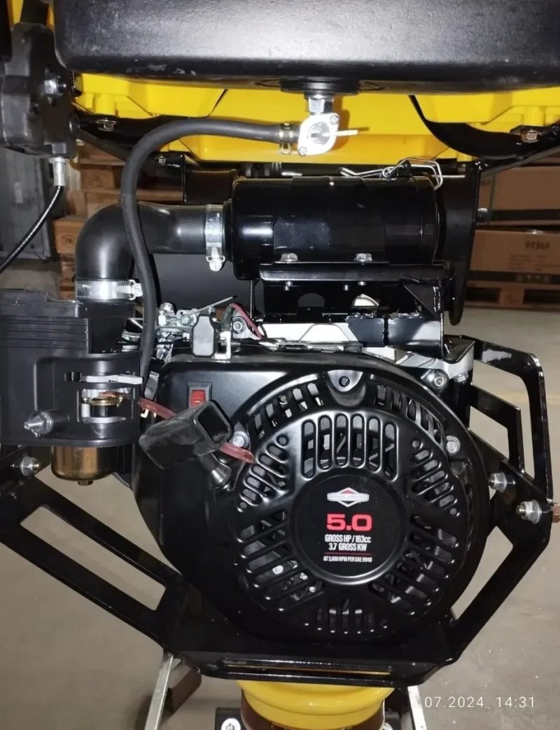 Вібронога,віброплита,трамбовка RM-80 AGM-POL, двигун Briggs&Stratton — фото 4