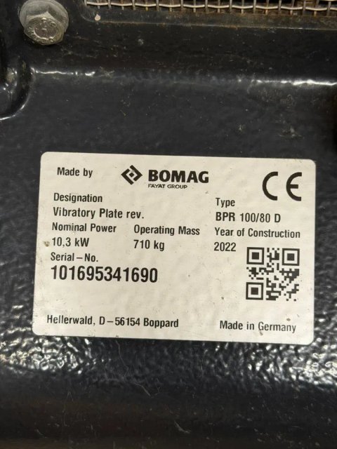 Віброплита Bomak , Weber , Wacker 24 року
