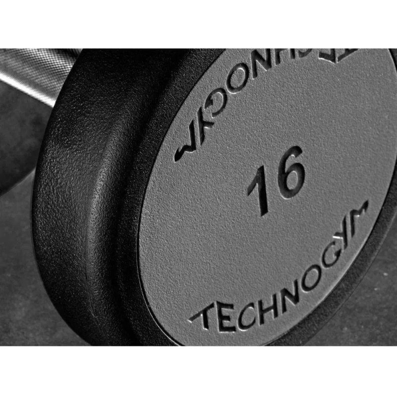 Від магазину RN-Sport. Гантельний ряд 2.5-50 кг TechnoGym. Поліуретанове покриття, ціна за 1 кг — фото 4