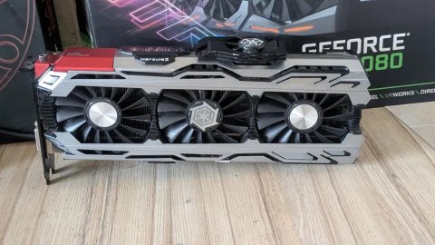 Відеокарта INNO3D PCI-Ex GeForce GTX 1070 iChill HerculeZ X4 8GB GDDR5 (256bit) (1620/8200) (DVI, HDMI, 3 x DisplayPort) (C107V4-1SDN-P5DNX)