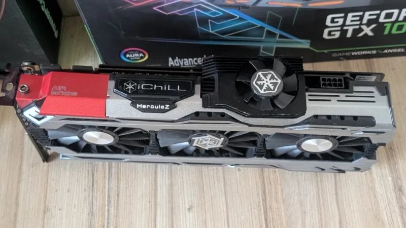 Відеокарта INNO3D PCI-Ex GeForce GTX 1070 iChill HerculeZ X4 8GB GDDR5 (256bit) (1620/8200) (DVI, HDMI, 3 x DisplayPort) (C107V4-1SDN-P5DNX) — фото 3