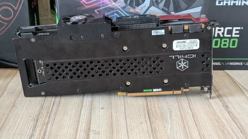 Відеокарта INNO3D PCI-Ex GeForce GTX 1070 iChill HerculeZ X4 8GB GDDR5 (256bit) (1620/8200) (DVI, HDMI, 3 x DisplayPort) (C107V4-1SDN-P5DNX) — фото 4