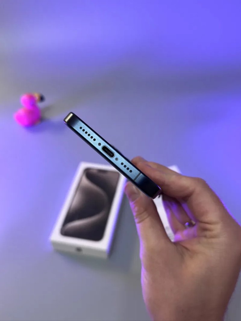 ВІДМІННИЙ iPhone 15 pro max 256 87% Європа з фізичною сім карткою + КОРОБКА — фото 4