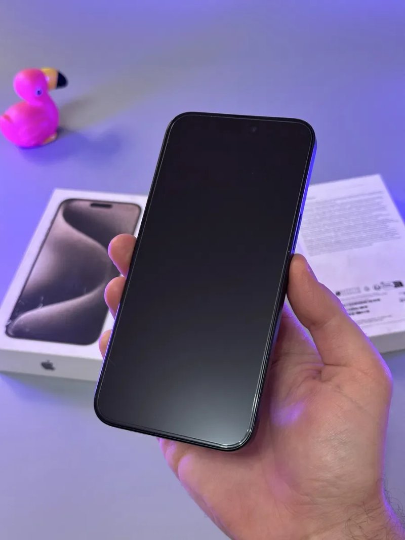 ВІДМІННИЙ iPhone 15 pro max 256 87% Європа з фізичною сім карткою + КОРОБКА — фото 7