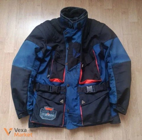Вінтажна мотокуртка Dainese Gore-Tex Cordura L/XL з повним захистом