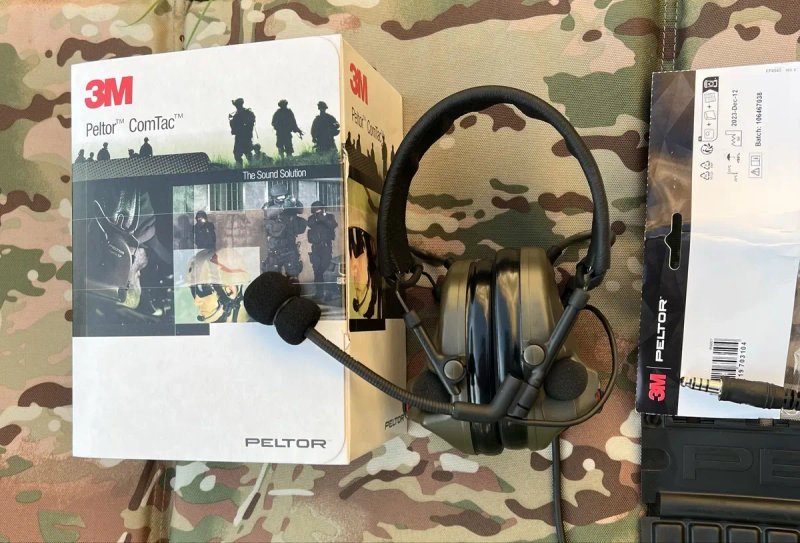 Військові з мікрофоном‼️ Навушники активні 3M™ PELTOR™ ComTac™ XPI — фото 3