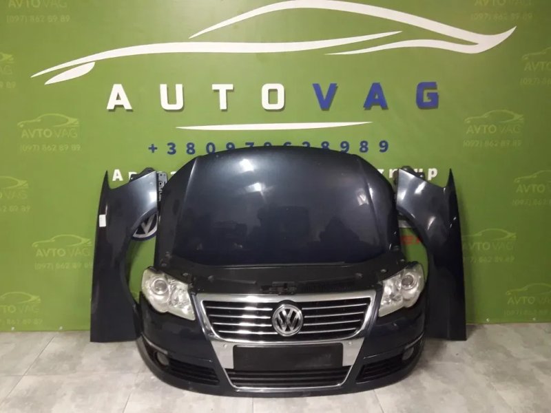 Volkswagen Passat B6 LC5F Капот морда — фото 2