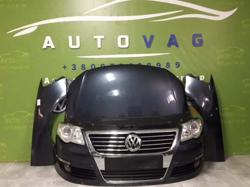 Volkswagen Passat B6 LC5F Капот морда — фото 3
