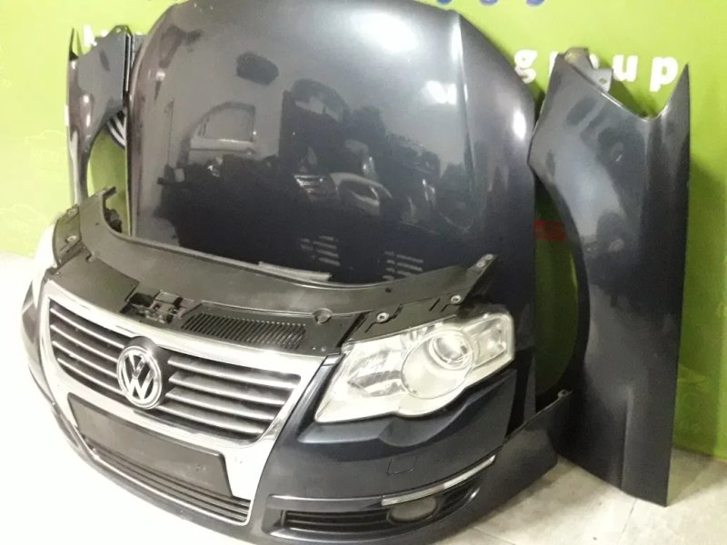 Volkswagen Passat B6 LC5F Капот морда — фото 4