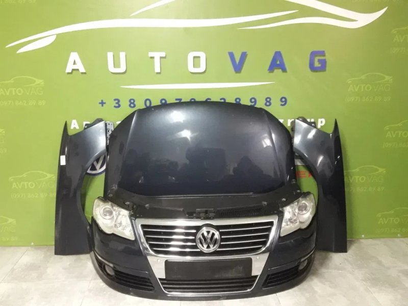 Volkswagen Passat B6 LC5F Капот морда — фото 5