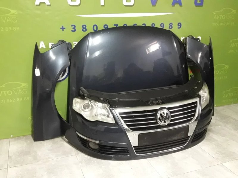 Volkswagen Passat B6 LC5F Капот морда — фото 6