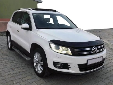 Volkswagen Tiguan Дефлектор капота (мухобойка) EuroCap