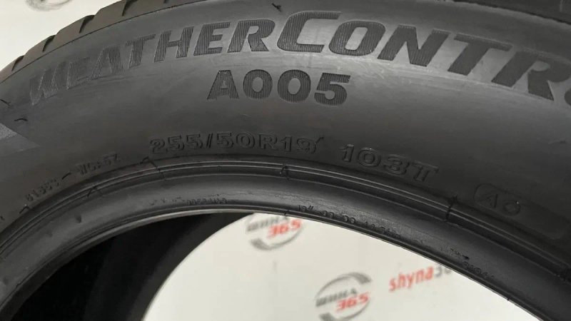 Всесезонні шини бу 255/50 R19 Bridgestone WEATHERCONTROL A005 B-SEAL 6 мм Шина 365 — фото 6