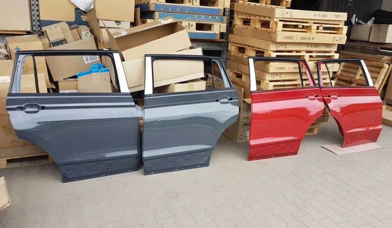 VW TIGUAN II тигуан 2 Двери дверь передняя левая правая задняя в цвет — фото 4