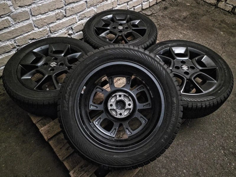 Взборі Suzuki R16 4x100 | 175/60 Yokohama 8mm | Диски + датчики + зимові шини | Комплект / 4шт | Як нові, ідеальний заводський стан, без дефектів — фото 6