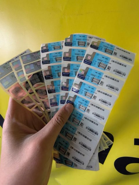 Windows 11 Pro стікер наклейка ключ Виндовс Стикер 11 Про OEM Stickers FQC-10557 Sticker Windows 11 PRO OEM Стикер Стікер Віндовс 11 Про ОЕМ Ліцензія