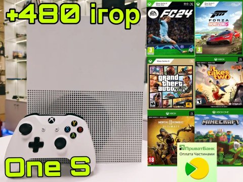 Xbox One S 500-1000Gb + Ігри Магазин Гарантія
