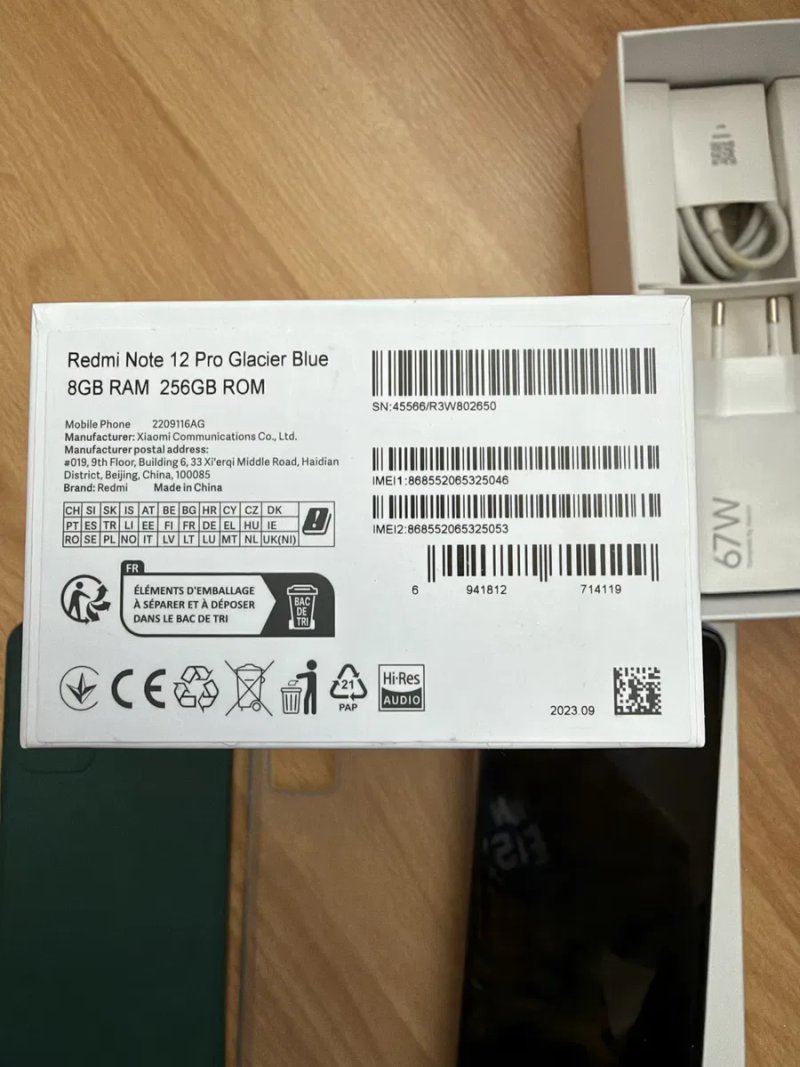 Xiaomi Redmi Note 12 Pro 8+8/256 NFC,Global.Стан Нового,Комплект повний,можлива наложка — фото 5