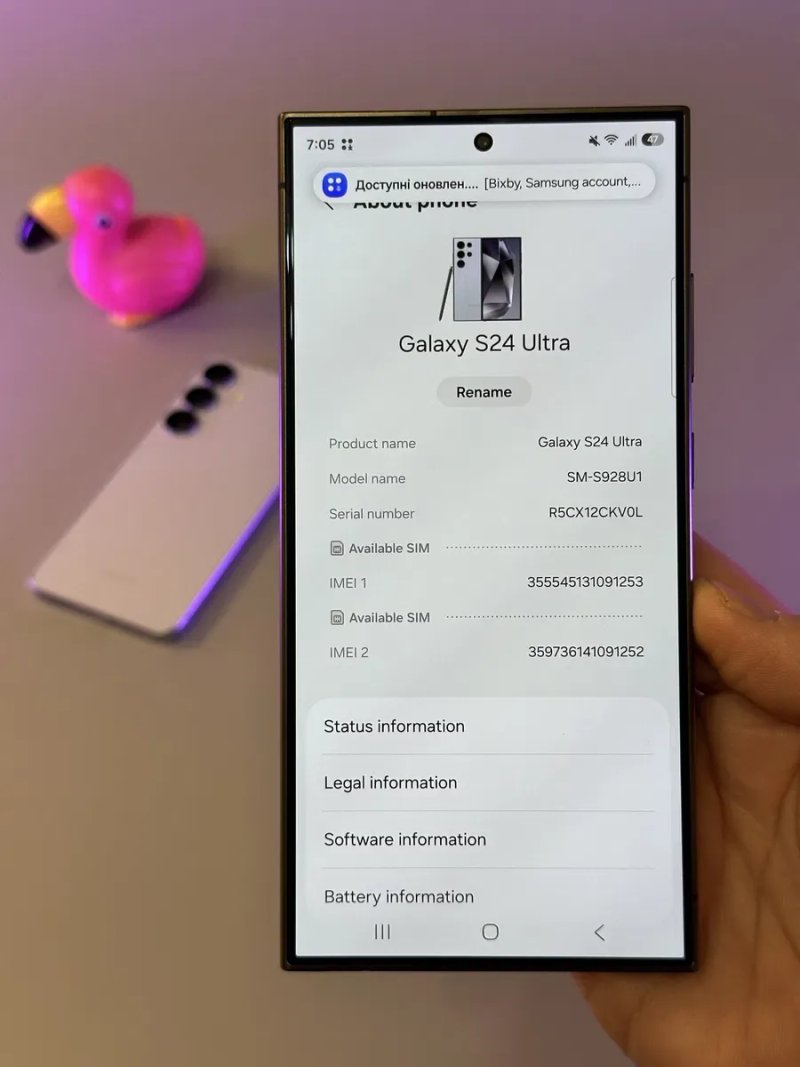 як нове Samsung galaxy s24 ultra 12/512 100% акумулятор без слідів використання, без блокувань — фото 4