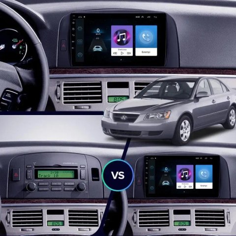 Якісна магнітола CarPlay швидкий процесор магнітола Hyundai Sonata NF