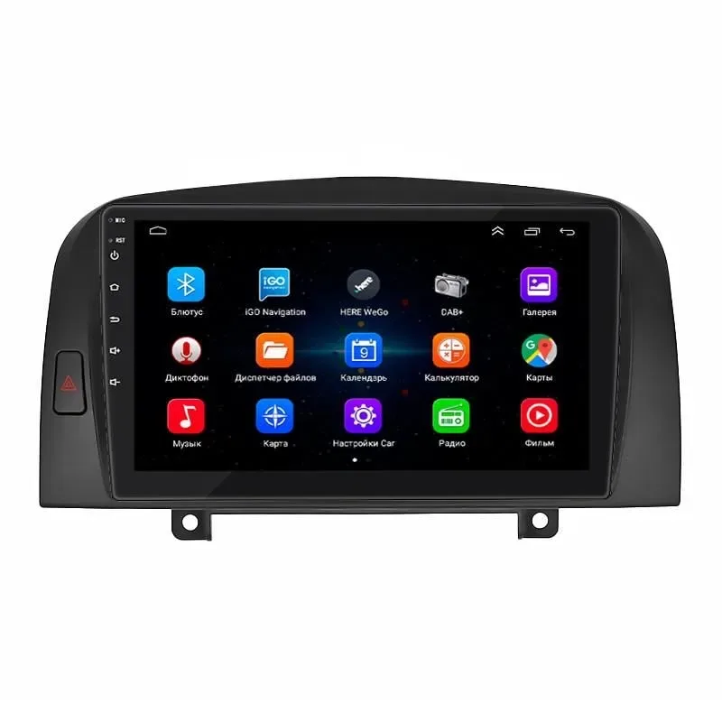 Якісна магнітола CarPlay швидкий процесор магнітола Hyundai Sonata NF — фото 2