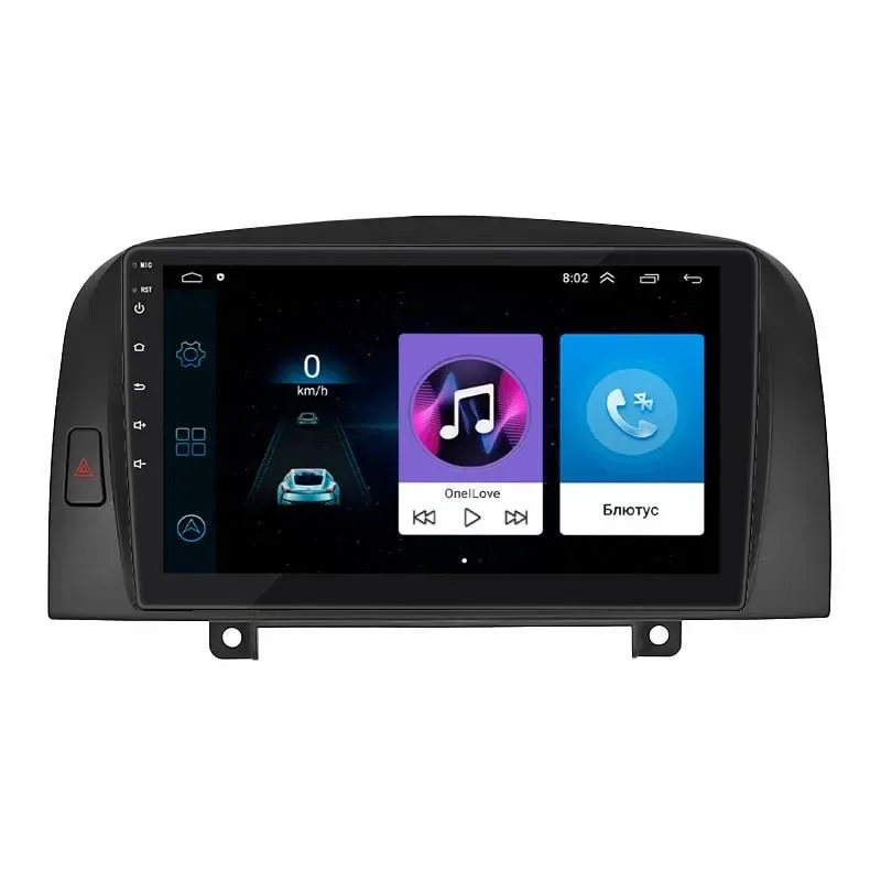 Якісна магнітола CarPlay швидкий процесор магнітола Hyundai Sonata NF — фото 3