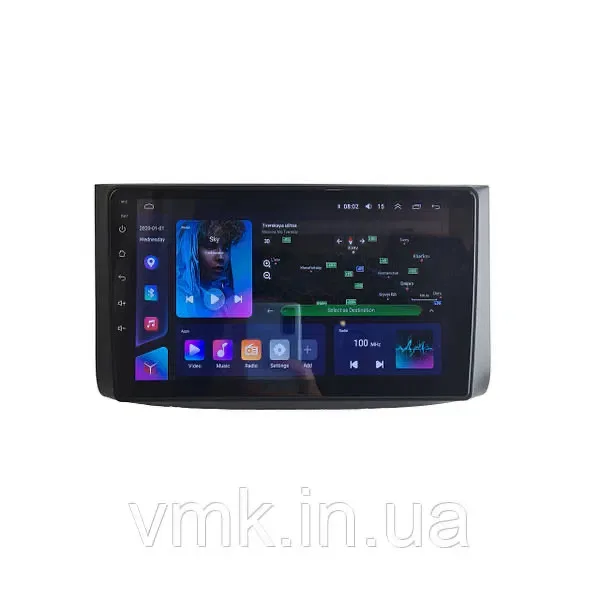 Якісна магнітола CarPlay швидкий процесор Шевроле Авео т250 ЗАЗ VIDA — фото 3