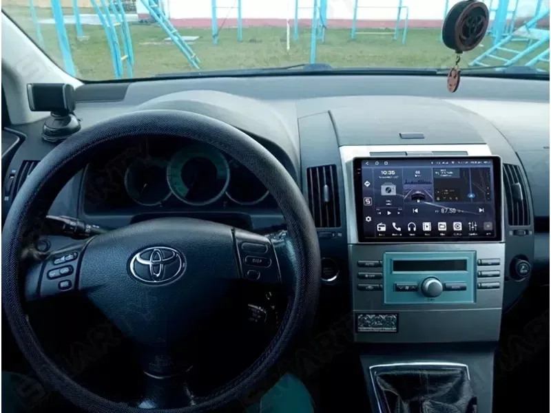 Якісна магнітола CarPlay швидкий процесор Toyota Corolla/Verso 2004-13 — фото 7