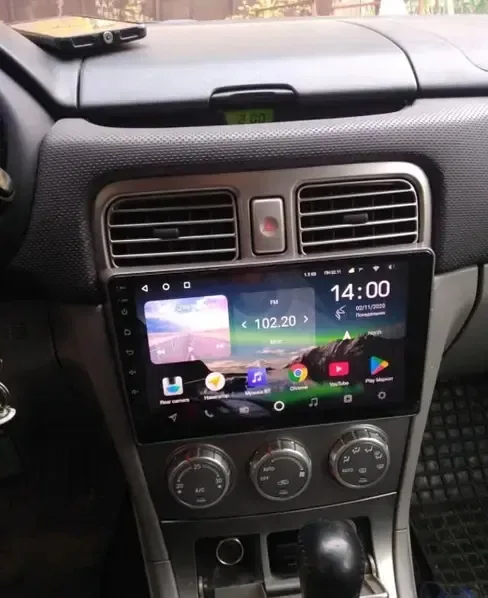 Якісна магнітола з CarPlay швидкий процесор SUBARU FORESTER 2003-2013 — фото 3