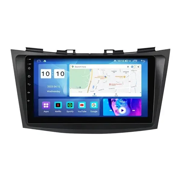 Якісна магнітола з CarPlay швидкий процесор SUZUKI SWIFT Свифт 2004-17 — фото 7